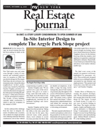 In-Site Interior Design gets a review by the NY Real Estate Journal of their condo design project, including the public spaces and residence.